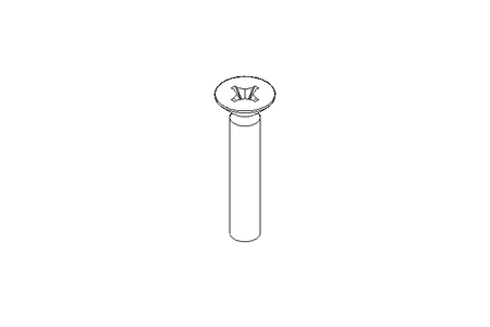 Countersunk head screw M8x45 A2 70