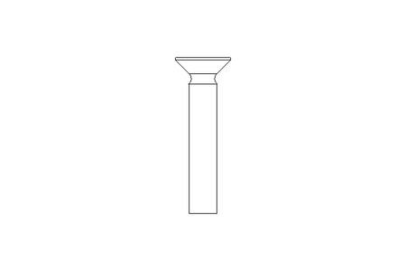 Countersunk head screw M8x45 A2 70