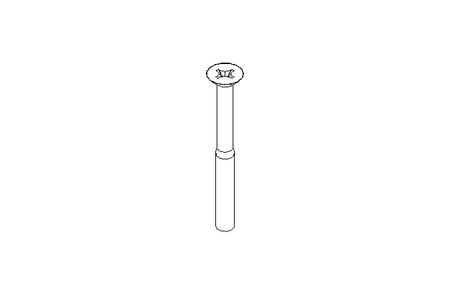 Countersunk head screw M8x80 A2 70