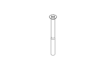 Countersunk head screw ISO7046 M8x90 A2