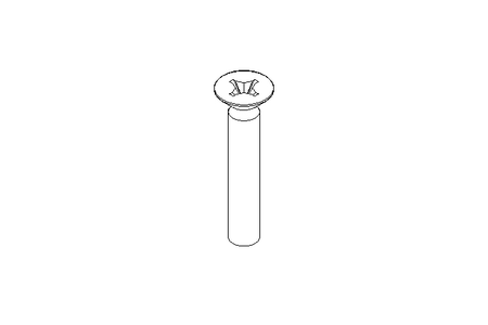 Countersunk head screw M6x35 A2 70