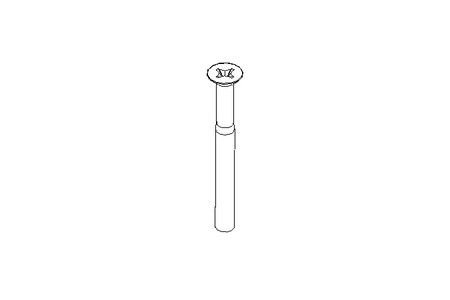 Tornillo avellanado M6x60 A2 70 ISO7046