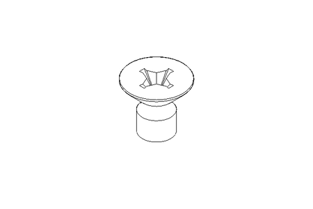 Countersunk head screw M5x8 A2 70