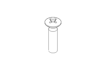 Countersunk head screw ISO7047 M2.5x10