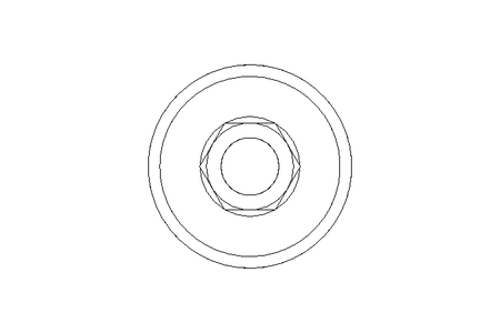 Vis cyl. M4x10 A2 70 DIN6912