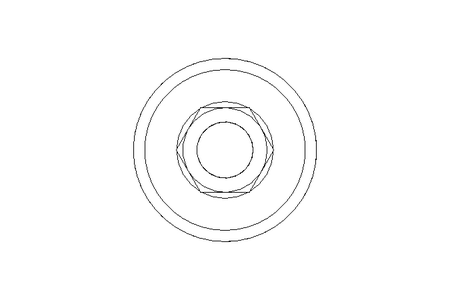 Vis cyl. M8x25 A2 70 DIN6912