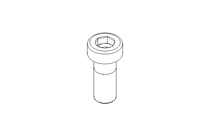 Zyl-Schraube M10x25 A2 70 DIN6912