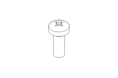 Vite a testa bombata M3x8 A2 ISO7045