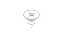 Blechschraube C 4,2x9,5 St-Zn DIN 7982