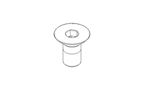 Senkschraube M6x12 A2 70 DIN7991