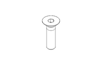 Countersunk head screw M8x30 A2 70