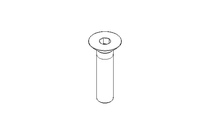 Countersunk head screw M8x35 A2 70