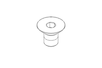 Countersunk head screw M10x16 10.9