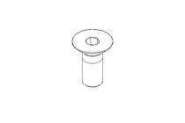 Senkschraube M10x25 10.9 DIN7991