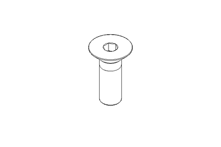 Senkschraube M10x30 A2 70 DIN7991