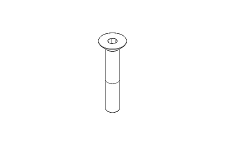 Countersunk head screw M10x60 A2 70