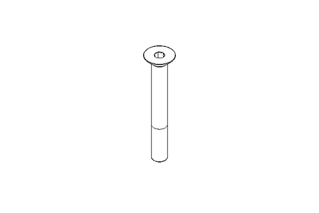 Countersunk head screw M10x80 A2 70