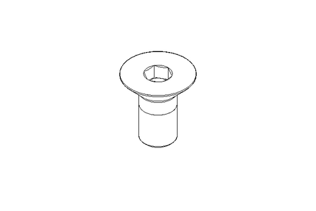 Countersunk head screw M12x25 10.9