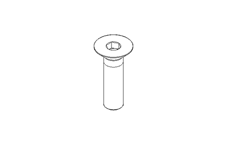 Countersunk head screw DIN7991 M12x45 A2