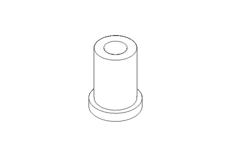 Gewindebuchse M4 6x10 1.4301 DIN 32501