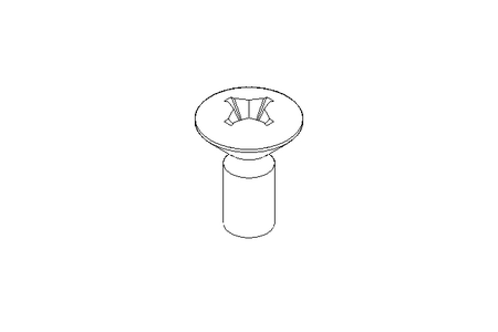 Countersunk head screw M4x10 A2 ISO7047