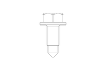 Schraube 4,8x13K St-Zn DIN 7504