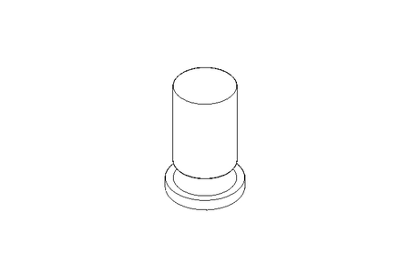 Threaded bolt M6x12 A2 DIN 32501