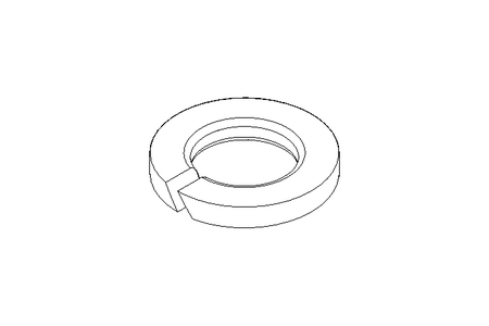 Spring lock washer B 8 St-Zn DIN127