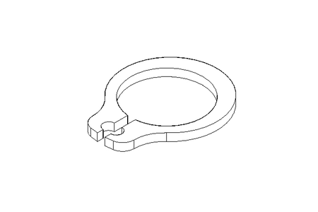 Стoпopнoe кoльцo 8x0,8 St DIN471