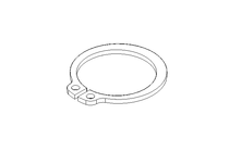 Tear-off ring 20x1.2 1.4122 DIN471