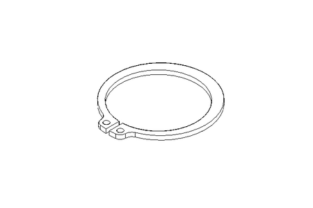 Tear-off ring 30x1.5 A2 DIN471