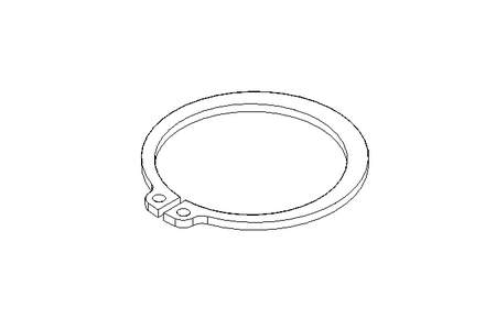 Tear-off ring 38x1.75 St DIN471