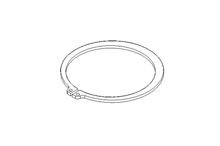 Tear-off ring 75x2.5 A2 DIN471