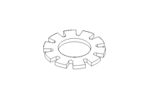 Zahnscheibe A 3,2 St-Zn DIN6797