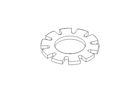 Zahnscheibe A 3,2 St-Zn DIN6797