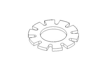 Zahnscheibe A 5,3 A2 DIN6797