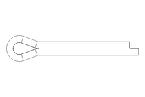 Pasador de aleta ISO 1234 2,5x16 A2