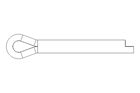 Pasador de aleta ISO 1234 2,5x16 A2