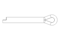 Pasador de aleta ISO 1234 2,5x16 A2