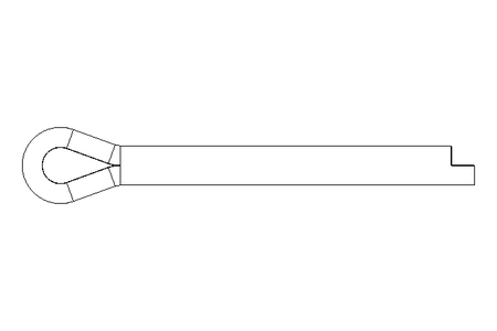 Cotter pin ISO1234 4x32 A2