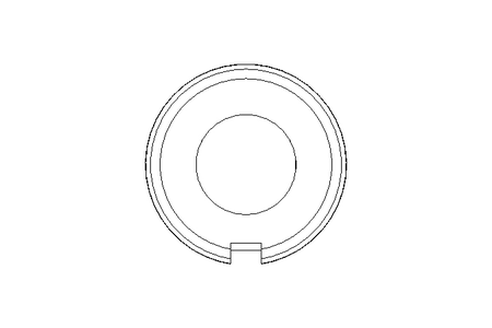 Locking bracket 21 St-Zn DIN432