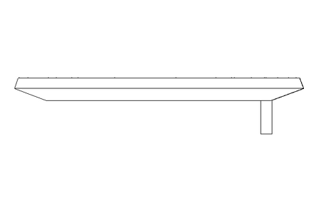 Locking bracket 10.5 A2 DIN432