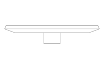 Locking bracket 10.5 A2 DIN432