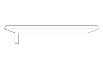 Locking bracket 10.5 A2 DIN432