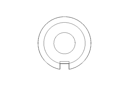 Locking bracket 10.5 A2 DIN432