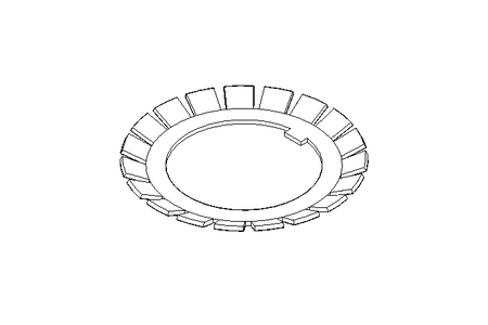 Locking bracket MB8 40x62 St DIN5406