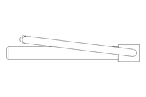 Goupille rabattable 4,5x32 St