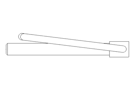 Goupille rabattable 4,5x32 St