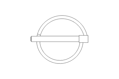 Goupille rabattable 4,5x32 St