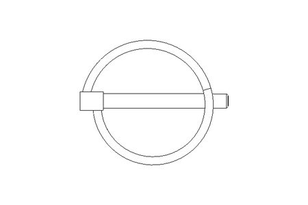 Goupille rabattable 4,5x32 St